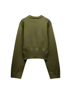 Cozy Green Knitted Sweater - Where Comfort Meets Style-Sweaters-Lake and Ivy-Green-S-Lake and Ivy